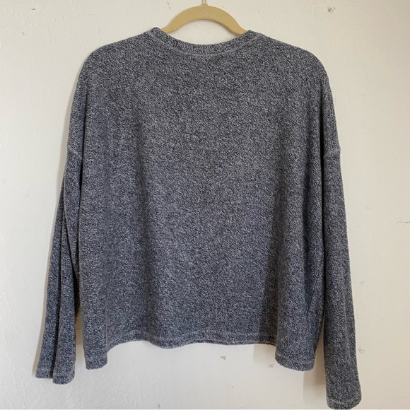 Sport The Kooples grey sweater oversize comfy cozy pullover - Picture 2 of 9